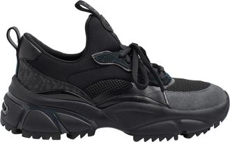 Michael Kors Dax Trainer - Heren - Sneakers - Zwart - 41 EU - Leer - Schoenen
