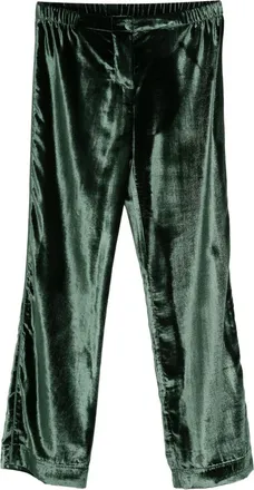 F.R.S. FR.S. Pantaloni a vita alta in velluto