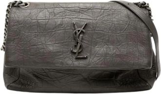 Saint Laurent Pre-owned Shoulder Bags, female, Brown, Size: ONE SIZE Pre-owned Vintage Shoulder Bag