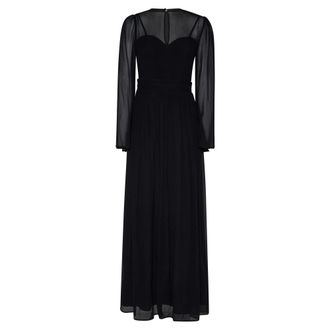 Silvian Heach Lange- vloeiende jurk - Dames - Avondkleed - Zwart - XS - Kleedjes