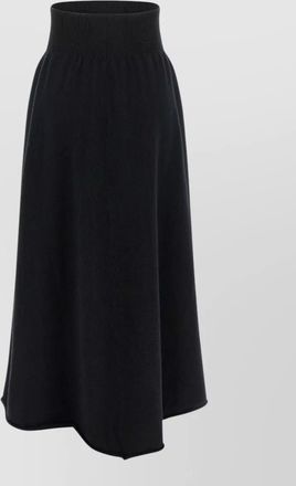 Extreme Cashmere cashmere blend high-rise flared maxi skirt