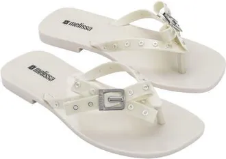 Melissa Harmonic Flip Flop in Beige at Nordstrom, Size 10