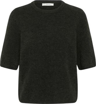 Gestuz GZAlpha GZ Tee - Dames - Ronde hals truien - Groen - XL - Wol - Truien & Vesten
