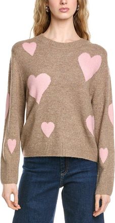 CeCe by Cynthia Steffe Cece Heart Jacquard Crew Sweater