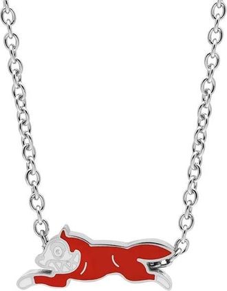 Icecream Necklaces, female, Red, Size: ONE SIZE Chain Necklace Running Dog