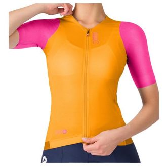 Castelli Corretto Jersey Velotrikot f&uuml;r Damen | orange