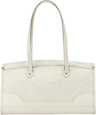 Louis Vuitton Pre-owned Handbags, female, White, Size: ONE SIZE Pre-owned Leather Handbag