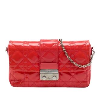 Dior Borsa a tracolla vintage trapuntata in vernice Pre-owned - - Pre-owned - Donna - Rosso - ONE SIZE