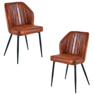 Regalos Miguel Packs Sillas Comedor - Pack 2 Sillas Wenye - Marr&oacute;n