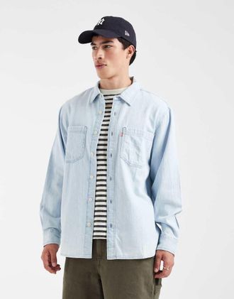 Levi's Mariposa - Giacca da lavoro azzurra-Blu