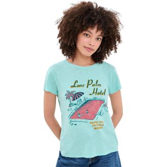 Mother Womens The Lil Sinful Tee, Lone Palm