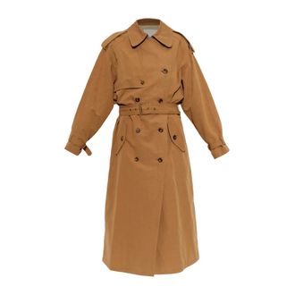 Isabel Marant Violette Trench Coat - Coats - Mujer - Marr&oacute;n - S