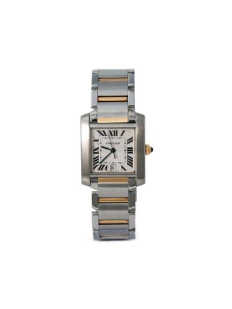 Cartier Tank Fran&ccedil;aise 28mm horloge - Wit
