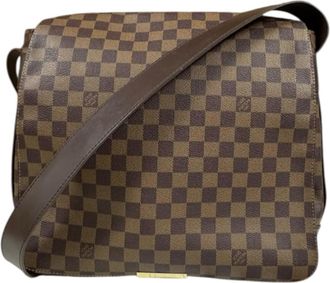 Louis Vuitton Brown Damier Canvas Shoulder Bag (Pre-Owned)