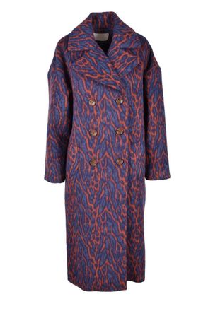 Ulla Johnson Wool Cloth Double-Breasted Coat - Brown