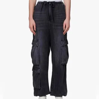 Blank NYC Womens Nwt Cargo Pants In Blue