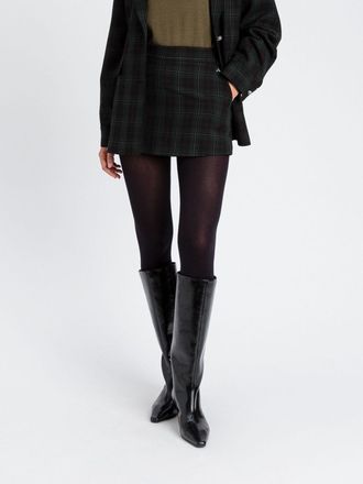 Twin-Set Panta-gonna Twinset Actitude in misto viscosa Tartan