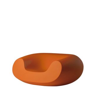 Slide Chubby Arancione Originale Slide Di Design Per Giardino Esterno Interno Colorata Moderna Polietilene Made In Italy Sedia Seduta Poltrona