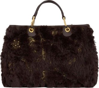 Braccialini Beth Fur - - Bags - Donna - Marrone - ONE SIZE