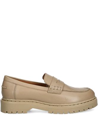 Geox 35mm Bleyze loafers - women - Calf Leather/Calf Leather/Rubber - 41 - Neutrals
