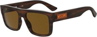 Moschino Brown Square Mens Sunglasses MOS187/S 0EX4/70 55