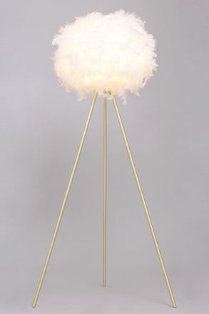 BHS Plume Floor Lamp in Metallic Gold