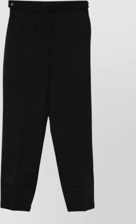 Lanvin straight trousers belt loops button detail