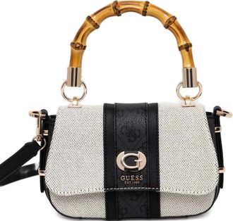 Guess Co mini Kerima cross-body bag - women - Cotton/Polyester/Rayon - One Size - Neutrals