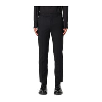 PT01 Pantaloni in Lana Vergine - - Trousers - Uomo - Nero - M