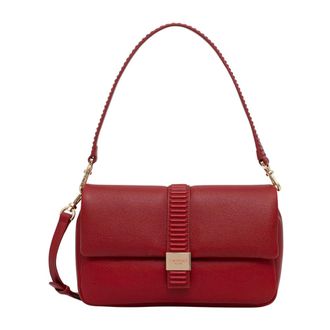 Twinset Schoudertas - Dames - Tassen - Rood - Maat: ONE Size Leer