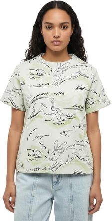 Jil Sander Light Green Crew Neck T-Shirt