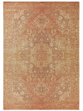 benuta Alfombra de tejido plano rosa 120x180