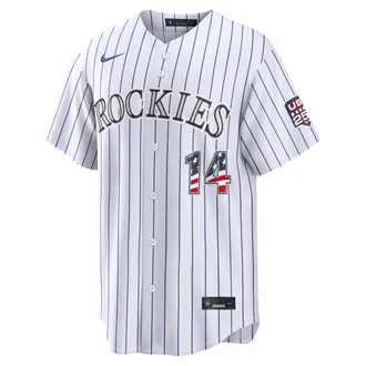 Nike Ezequiel Tovar Colorado Rockies USA 250 Nike Mens MLB Stadium Jersey in White | RE260MIMAJO-R9Q