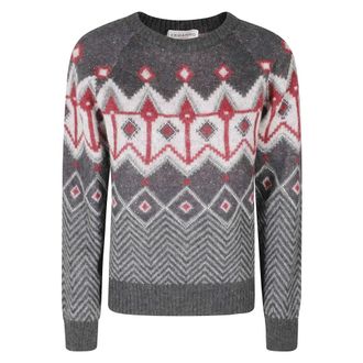 Ermanno Scervino Jersey de punto con cuello redondo - Knitwear - Mujer - Multicolor - M