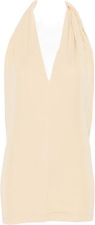 Toteme Beige Halter Neck Top