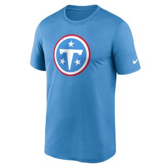 Nike Tennessee Titans Primetime Legend Logo Nike Mens Dri-FIT NFL T-Shirt in Blue | NKGK4AI9V-CX5