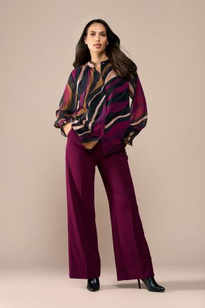 Mart Visser Caylee Print Blouse Dark Berry