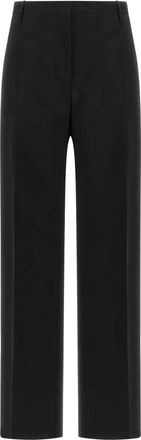 Fendi Pantalones rectos - Trousers - Mujer - Negro - 2XS