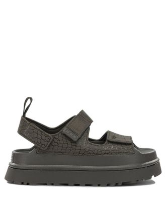 UGG Goldenglow Embossed niedrige Sandalen