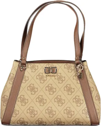 Guess Marrone Poliuretano Women Womens Handbag