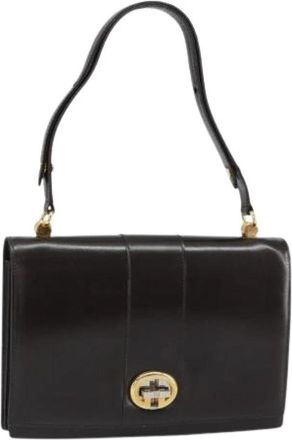 Gucci Pre-owned Vintage Schoudertas - Dames - Vintage Schoudertas - Bruin - ONE Size - Leer - Vintage