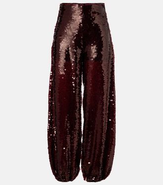 Adriana Degreas Sequined balloon pants