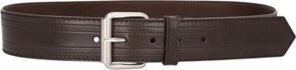 Dries Van Noten Ceinture en cuir bovin - Heren - Riemen - Bruin - 90 CM - Leer - Accessoires