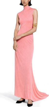 Tom Ford Womens Long Evening Dress - Light Pink viscose - Size EU 38 (Womens)