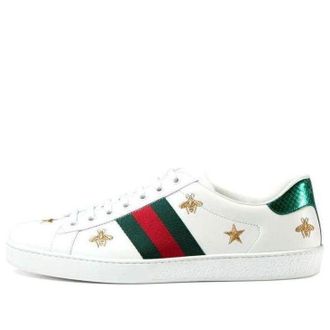 Gucci Ace Embroidered Bees and Stars 386750-A38F0-9073