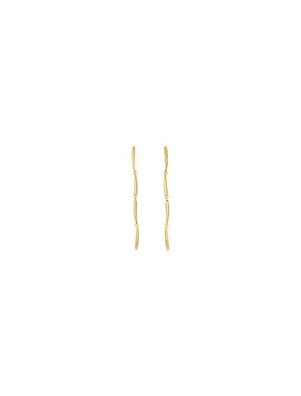 Calvin Klein Pendientes De Acero Chapado En Oro Con Colgantes Alargados
