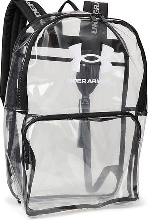 Under Armour Sportstyle Clear Backpack Backpack Bags Clear/Black/White, Jacquard/Plastic