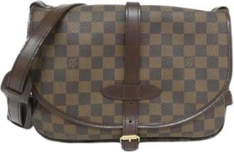 Louis Vuitton Pre-owned Cross Body Bags, female, Brown, Size: ONE SIZE Pre-owned Damier Shoulder Bag