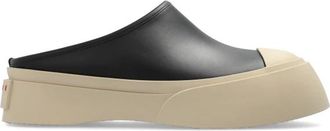 Marni Pablo Slippers - Dames - Slip ons - Zwart - 35 EU - Leer - Schoenen