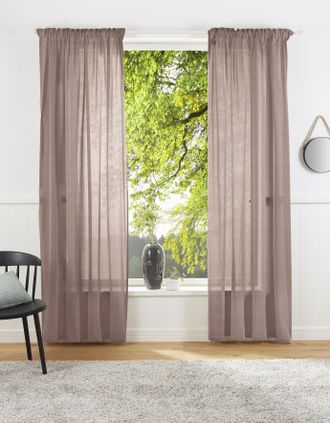 LeGer Home by Lena Gercke Vorhang »Lanea« Multifunktionsband 1 Stk. tlg. Leinenoptik, 1 Schal, verschiedene Grössen